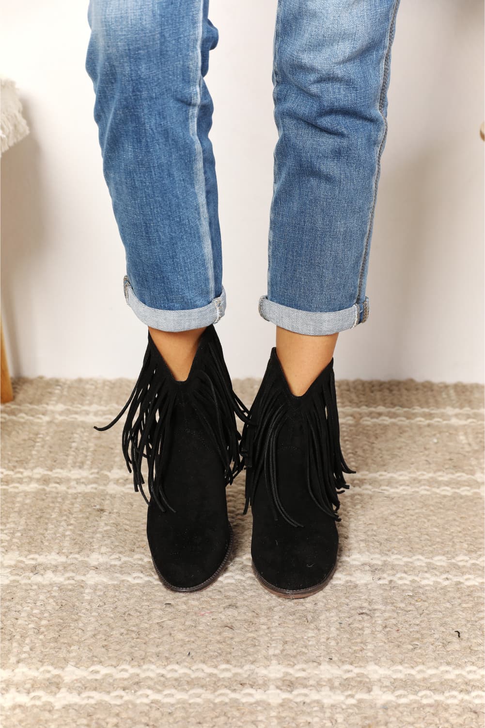 Women's Fringe Ankle Boots - Bella Blue Styles