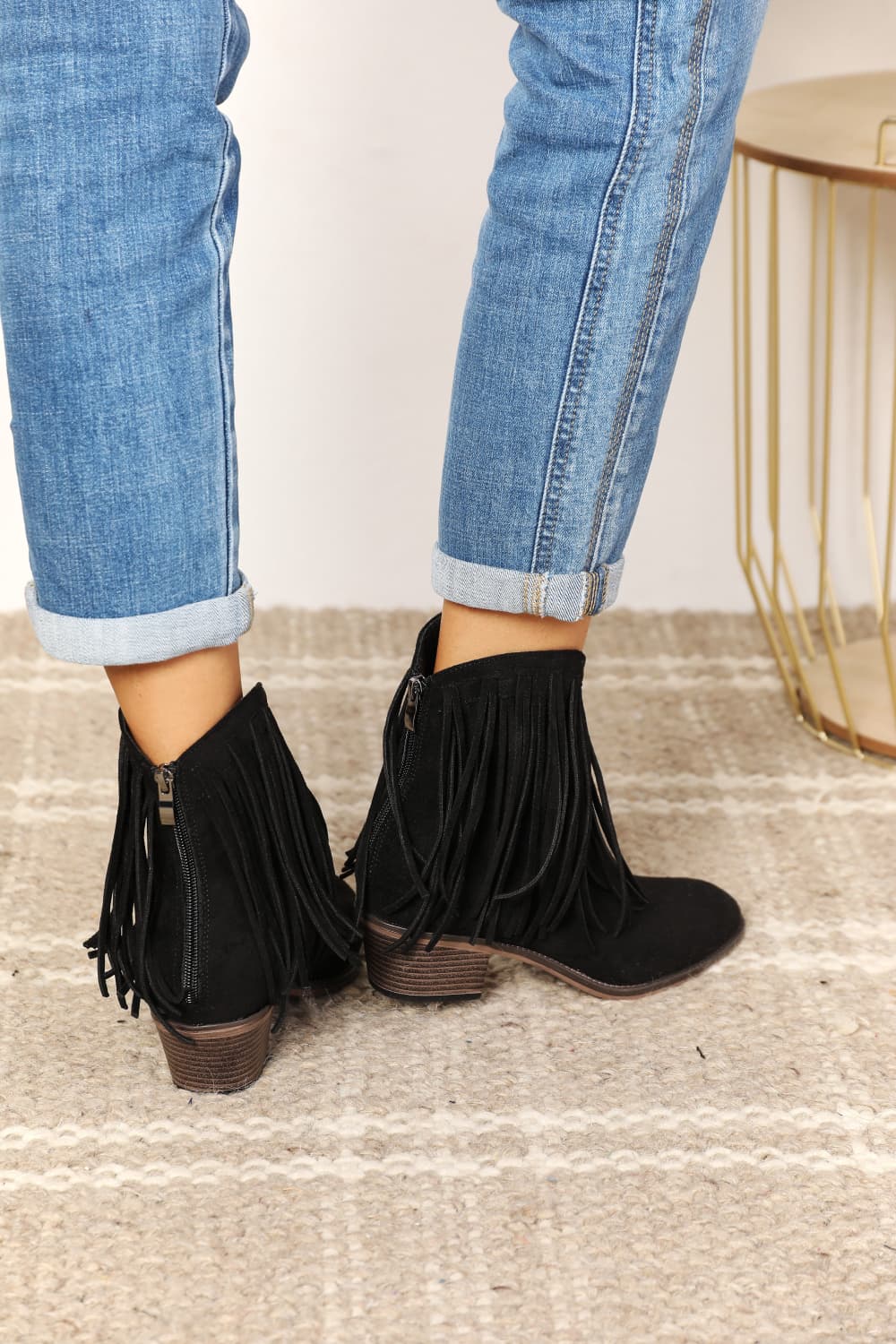 Women's Fringe Ankle Boots - Bella Blue Styles