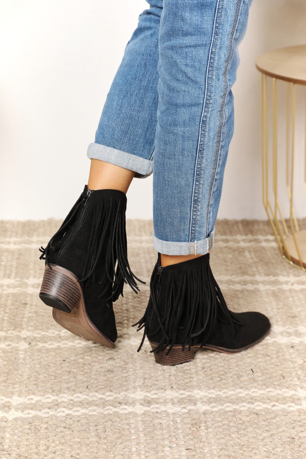 Women's Fringe Ankle Boots - Bella Blue Styles