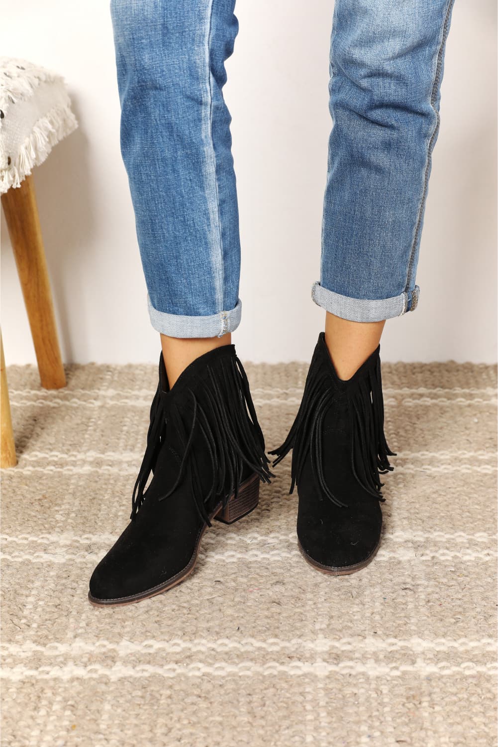 Women's Fringe Ankle Boots - Bella Blue Styles