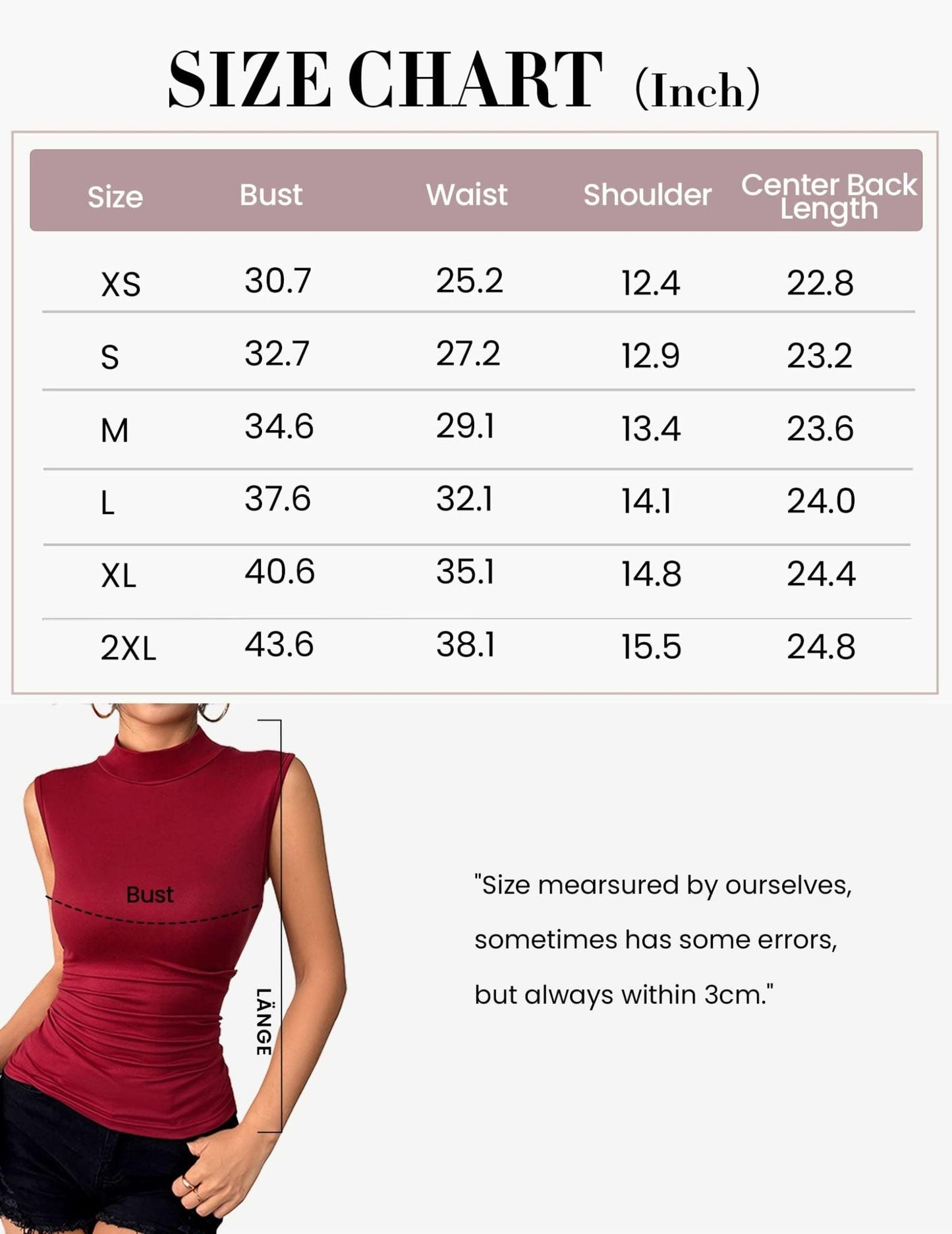 Zeagoo Womens Mock Turtleneck Tank Tops 2024 Slim Fitted Sleeveless Top Stretchy Basic Casual Layer Tee Shirts - Bella Blue Styles